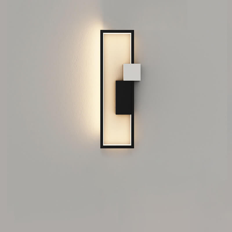 LumiSil - Lámpara de pared LED minimalista y creativa con marco de silicona