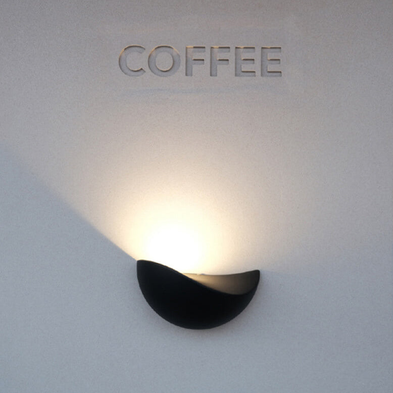 Luminia - Lámpara de pared LED Creatieve minimalista de aluminio de media caña