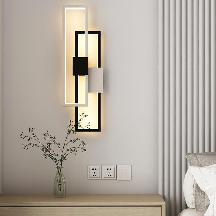 LumiSil - Lámpara de pared LED minimalista y creativa con marco de silicona