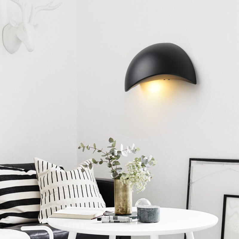 Luminia - Lámpara de pared LED Creatieve minimalista de aluminio de media caña