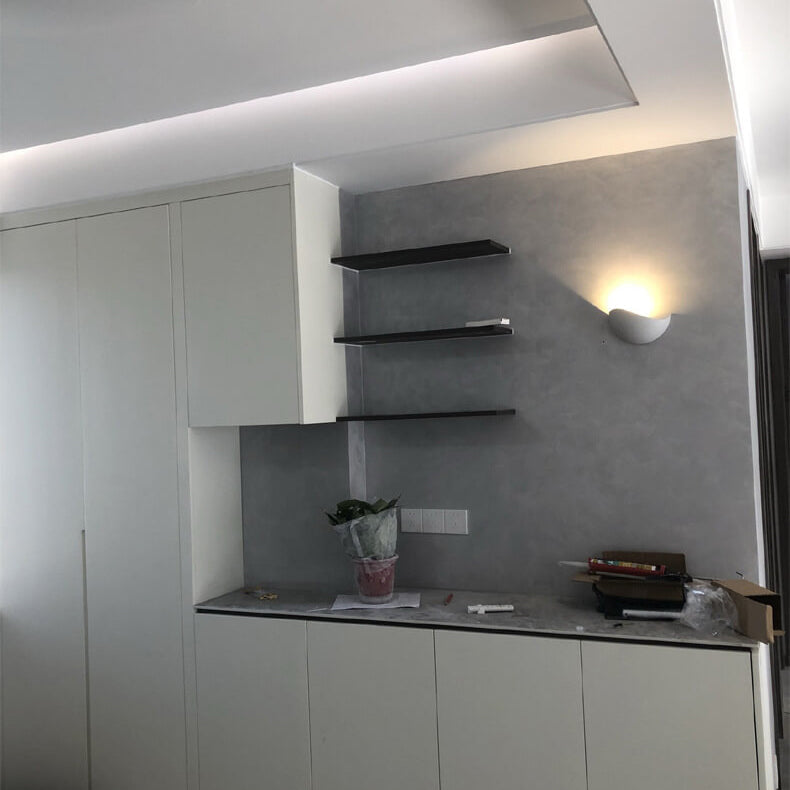 Luminia - Lámpara de pared LED Creatieve minimalista de aluminio de media caña