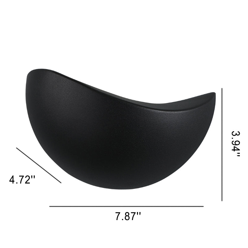 Luminia - Lámpara de pared LED Creatieve minimalista de aluminio de media caña