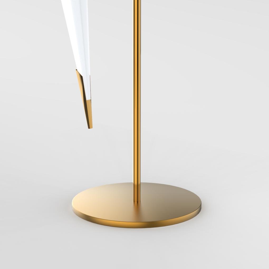 ArtiLicht - Gouden Tafellamp conoció a Origami Kraanvogel Ontwerp