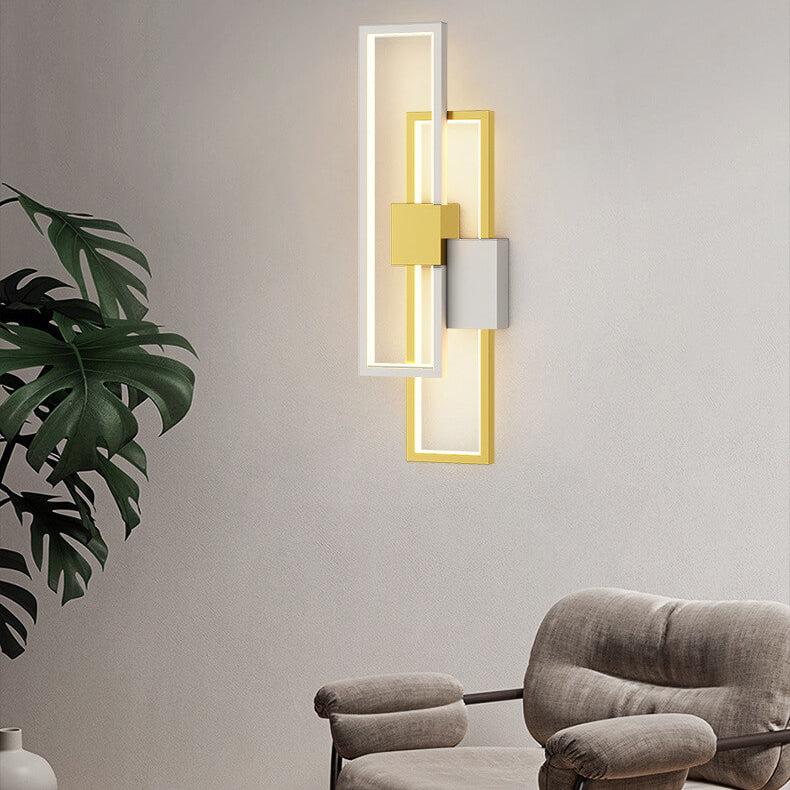 LumiSil - Lámpara de pared LED minimalista y creativa con marco de silicona