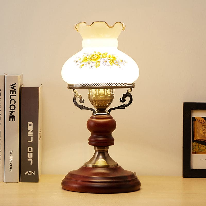 GlowSophie - Lámpara de mesa Rode Bruine Urne