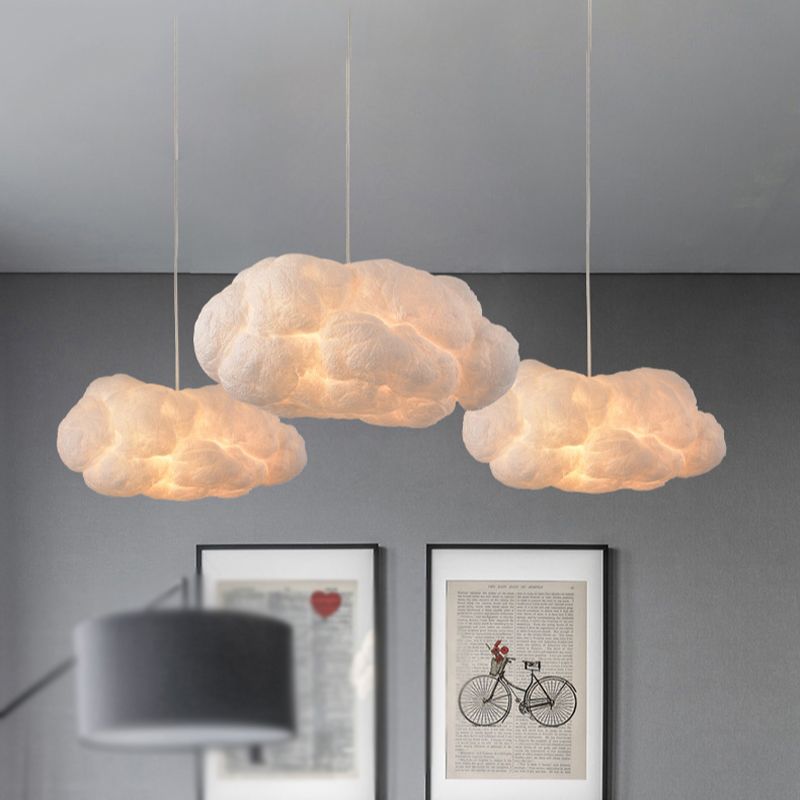 Minori Design Cloud Lámpara colgante LED PVC/Katoen Wit