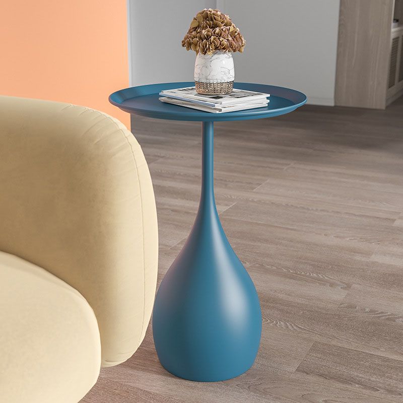 Rond Metalen Tafel conoció a Voetstuk - Middeleeuwse Bijzettafel in Moderne Stijl
