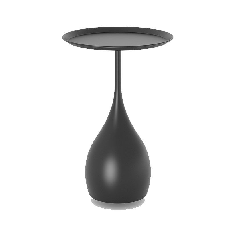 Rond Metalen Tafel conoció a Voetstuk - Middeleeuwse Bijzettafel in Moderne Stijl