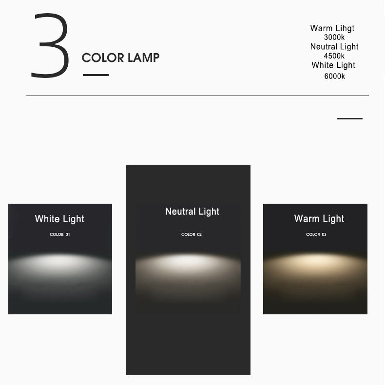 LumiSil - Lámpara de pared LED minimalista y creativa con marco de silicona