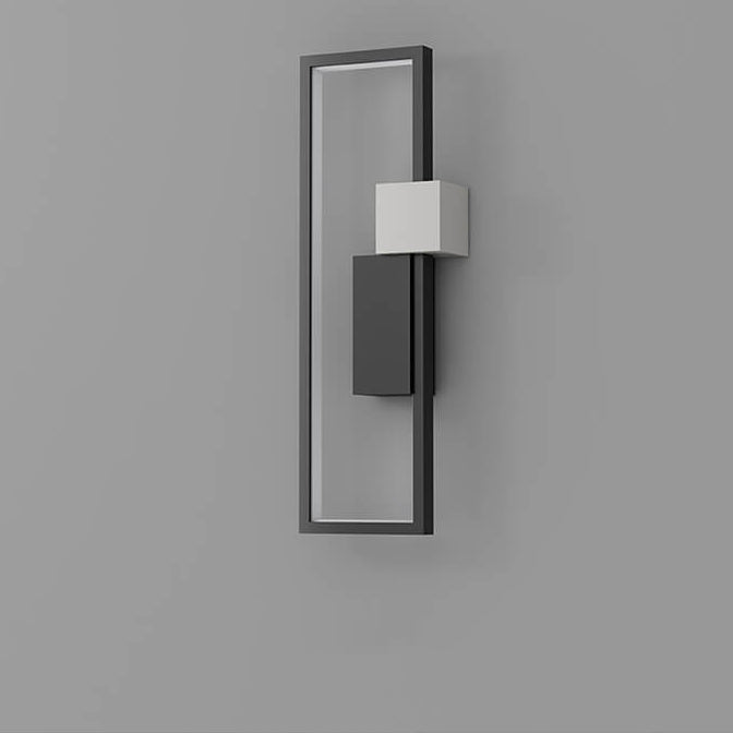 LumiSil - Lámpara de pared LED minimalista y creativa con marco de silicona