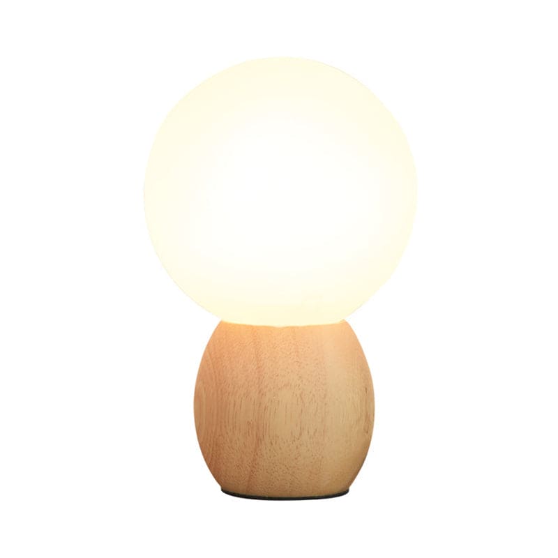 LumiOrb - Lámpara Orbs Nachtkastje con Houten Voetstuk
