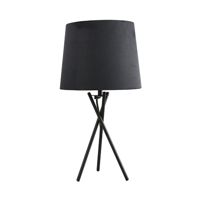 GlowWorks - Lámpara de mesa minimalista con iluminación nocturna de tambor
