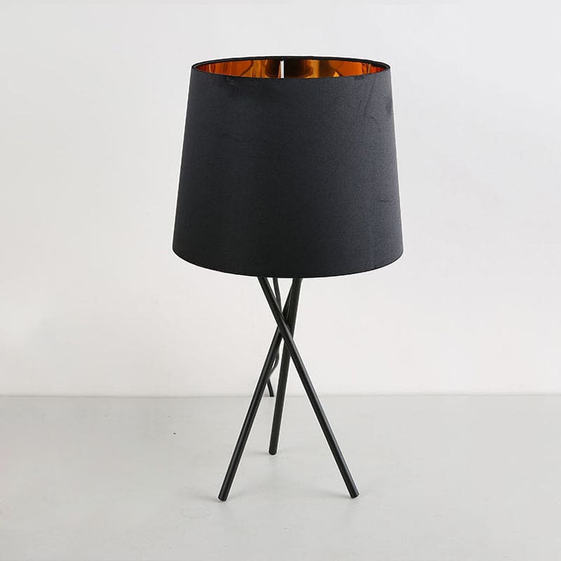 GlowWorks - Lámpara de mesa minimalista con iluminación nocturna de tambor