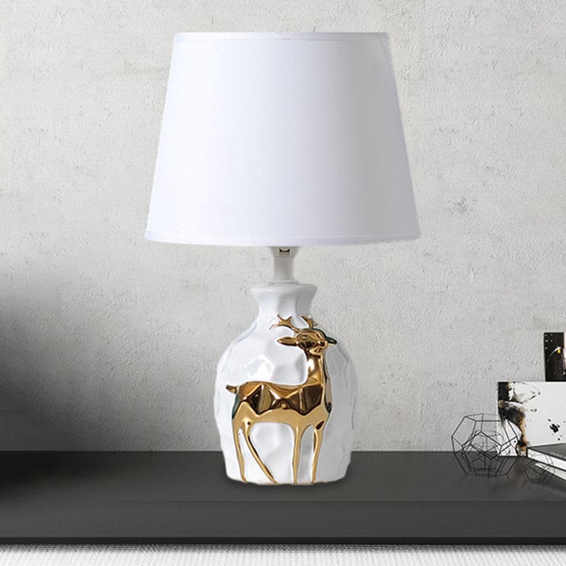 IrisGlow - Lámpara de mesa con grifos toelopende voet van hertenvaas