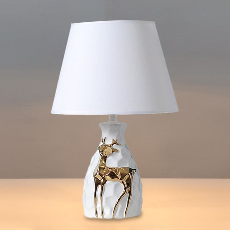 IrisGlow - Lámpara de mesa con grifos toelopende voet van hertenvaas