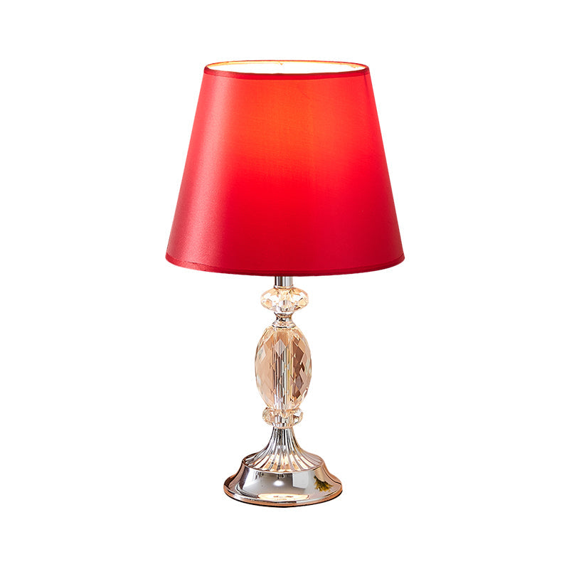 LuxLicht - Lámpara de mesa de diseño con grifos toelopende vorm y facetgeslepen glassen blokken