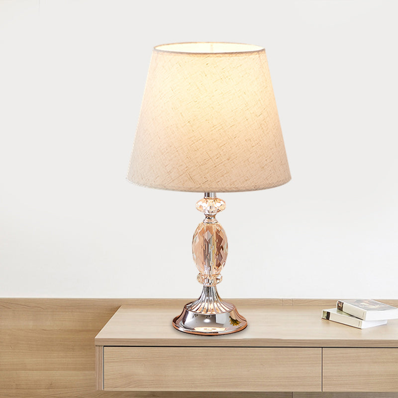 LuxLicht - Lámpara de mesa de diseño con grifos toelopende vorm y facetgeslepen glassen blokken