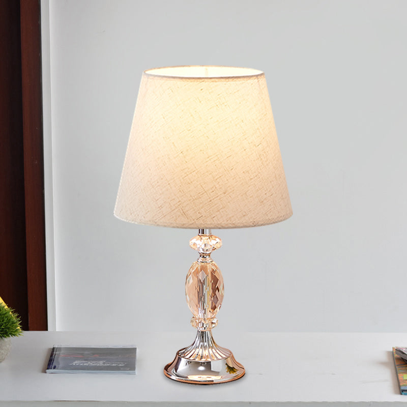LuxLicht - Lámpara de mesa de diseño con grifos toelopende vorm y facetgeslepen glassen blokken