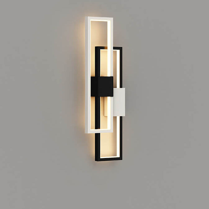 LumiSil - Lámpara de pared LED minimalista y creativa con marco de silicona