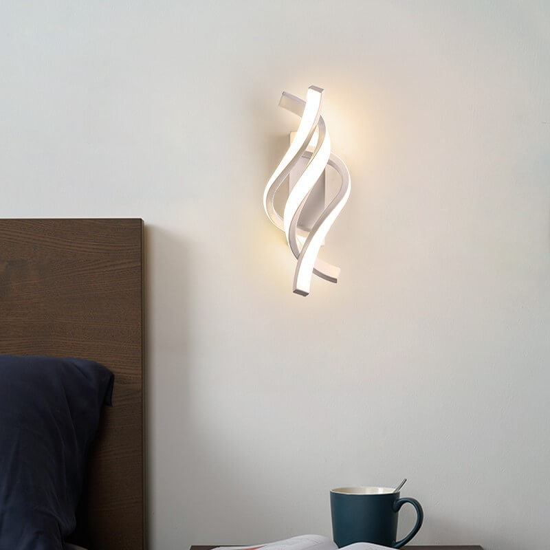 LumiVibe - Lámpara de pared LED espiral Eigentijdse con 1 luz