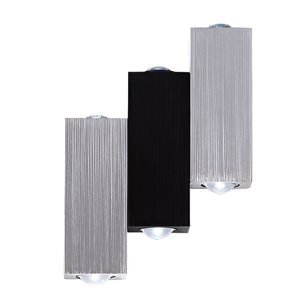 LumiLuxe - Rechthoekige LED luces arriba y abajo Moderne Wandlampen