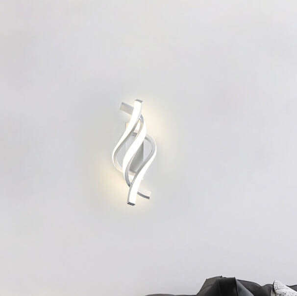 LumiVibe - Lámpara de pared LED espiral Eigentijdse con 1 luz