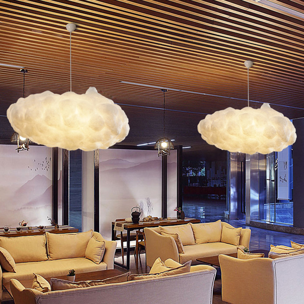 Minori Design Cloud Lámpara colgante LED PVC/Katoen Wit