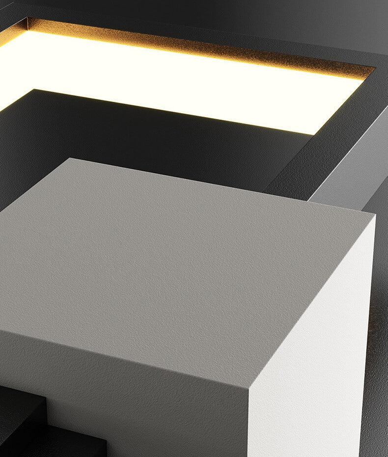 LumiSil - Lámpara de pared LED minimalista y creativa con marco de silicona
