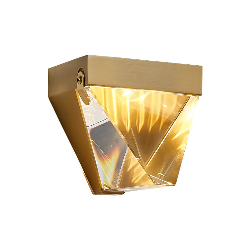 Lumino - Lámpara de pared LED moderna con patrón geométrico