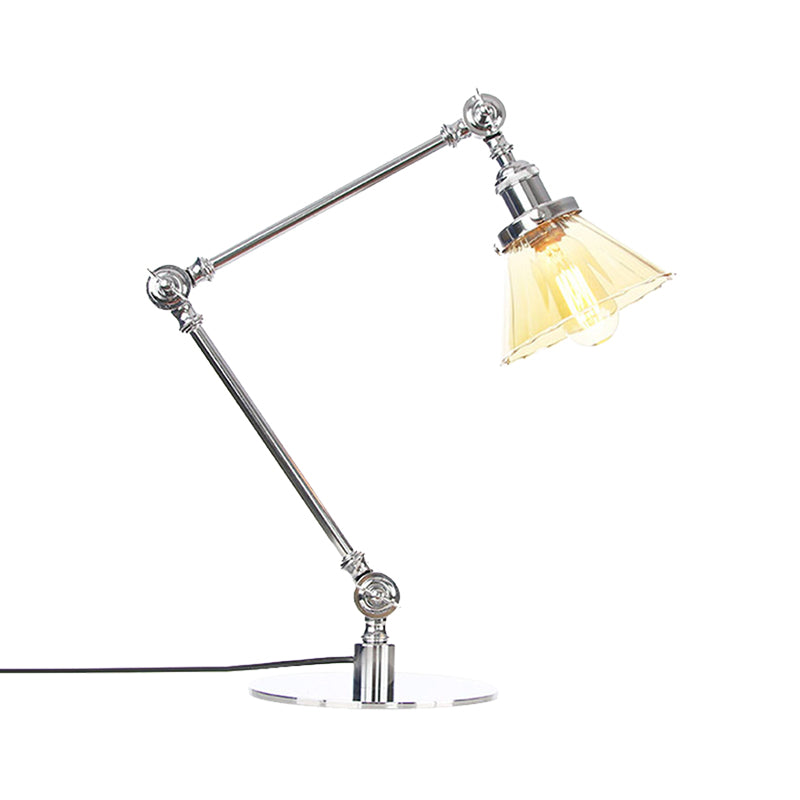 LumiClear - Kegele Lámpara de mesa de cristal transparente Elegabel