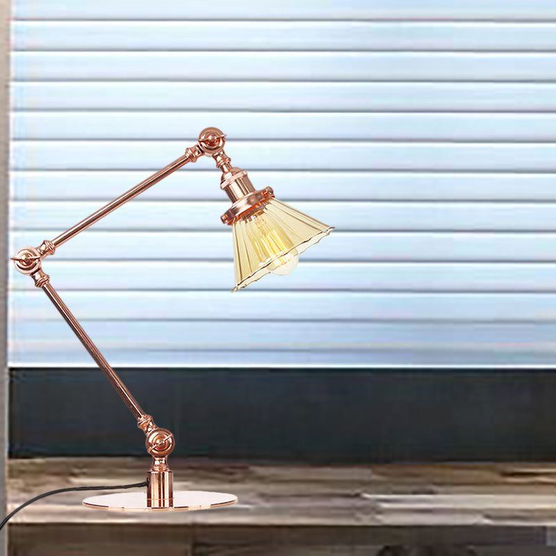 LumiClear - Kegele Lámpara de mesa de cristal transparente Elegabel