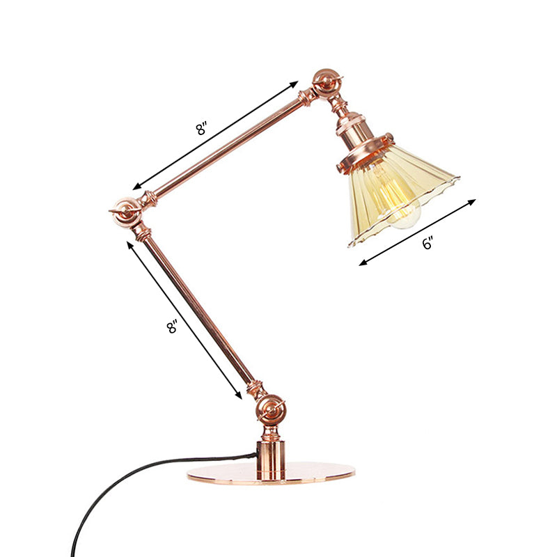 LumiClear - Kegele Lámpara de mesa de cristal transparente Elegabel
