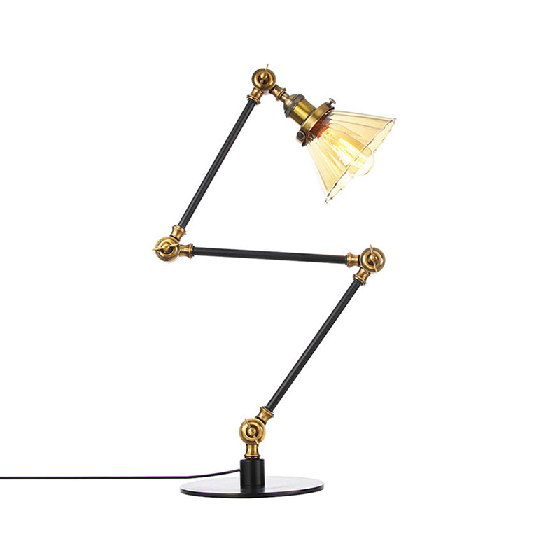 LumiClear - Kegele Lámpara de mesa de cristal transparente Elegabel