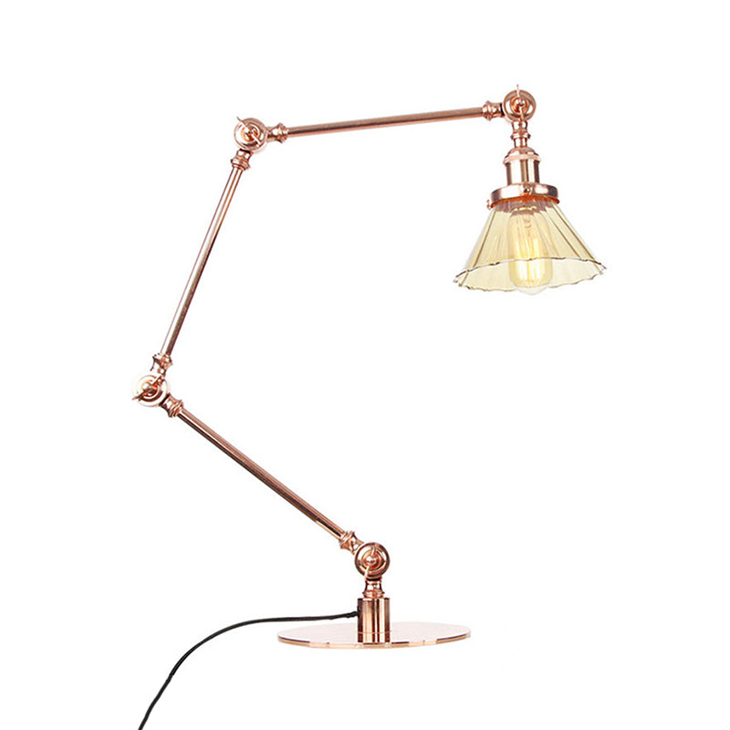 LumiClear - Kegele Lámpara de mesa de cristal transparente Elegabel