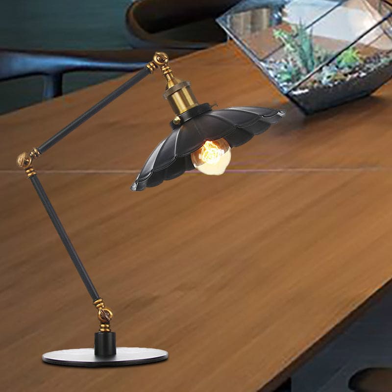 LichtStijl - Lámpara vintage versátil con tapa metálica geschulpte