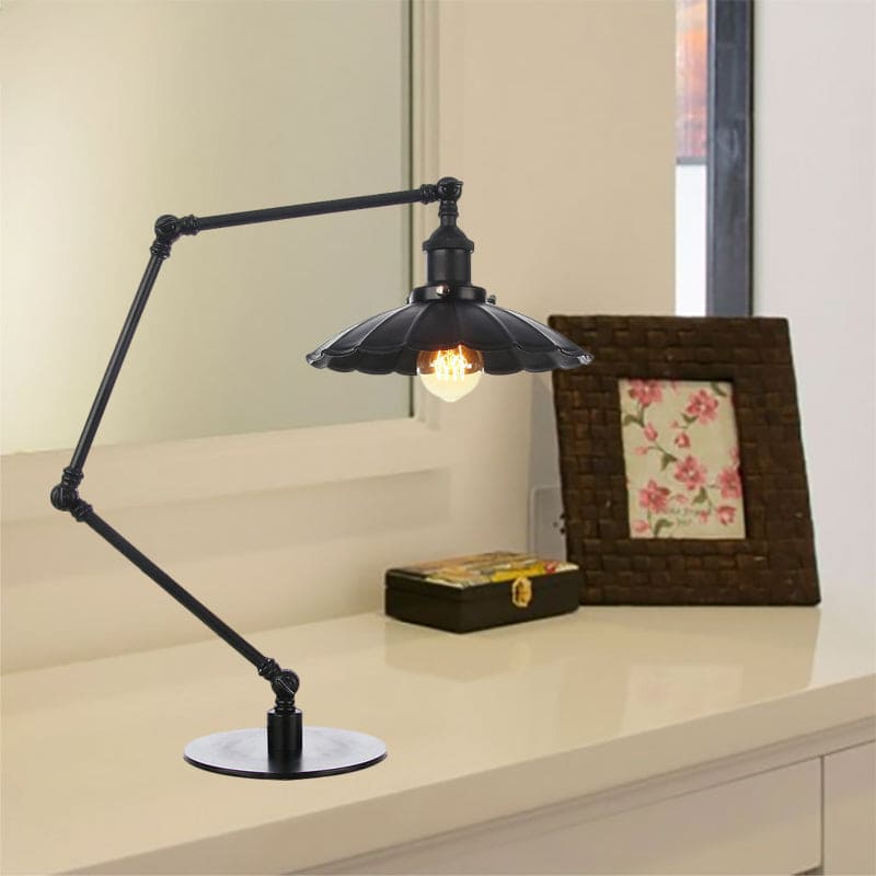 LichtStijl - Lámpara vintage versátil con tapa metálica geschulpte