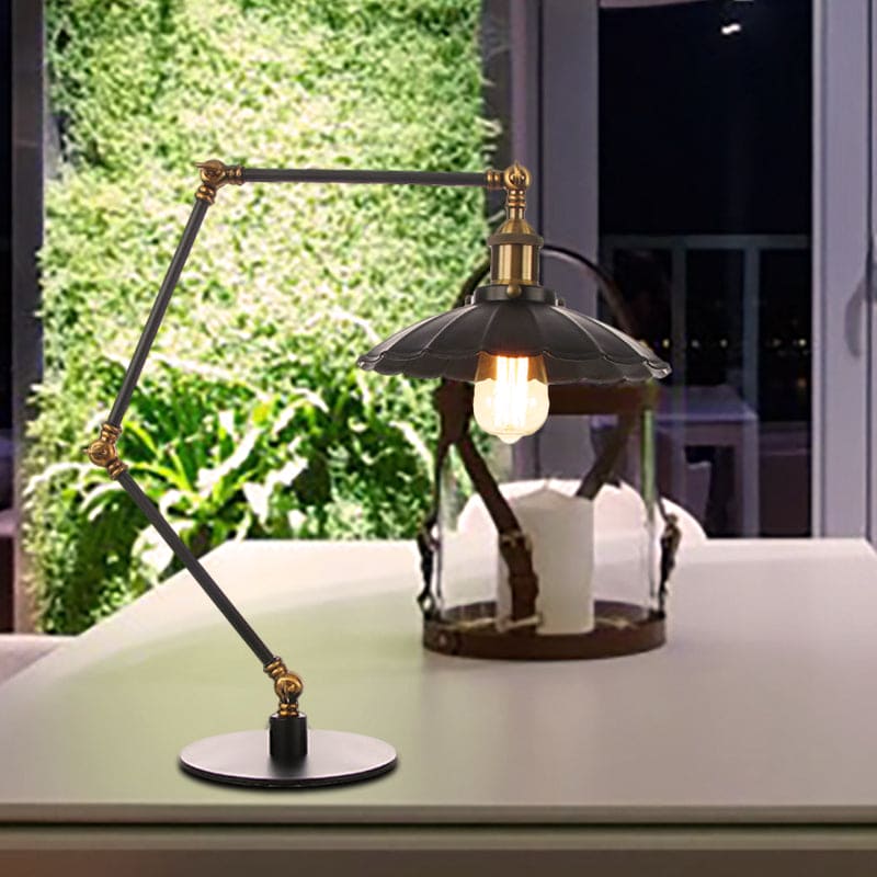 LichtStijl - Lámpara vintage versátil con tapa metálica geschulpte