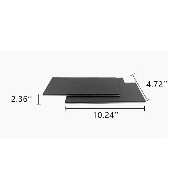 LumiNova - Minimalistische vierkante gestapelde LED-wandlamp van aluminio