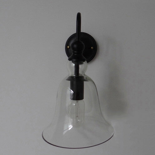VintageGlow - Lámpara de pared industrial de estilo vintage con un soporte vidriado