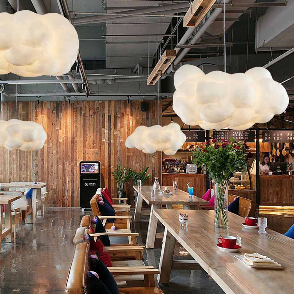 Minori Design Cloud Lámpara colgante LED PVC/Katoen Wit