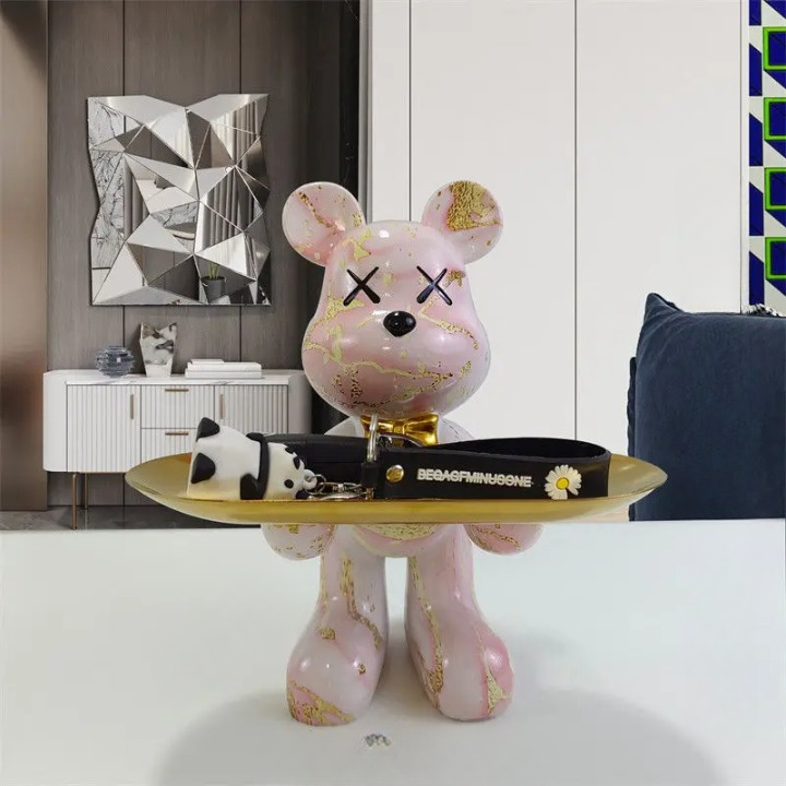 CraftBear - Berenstandbeeld con Dienblad