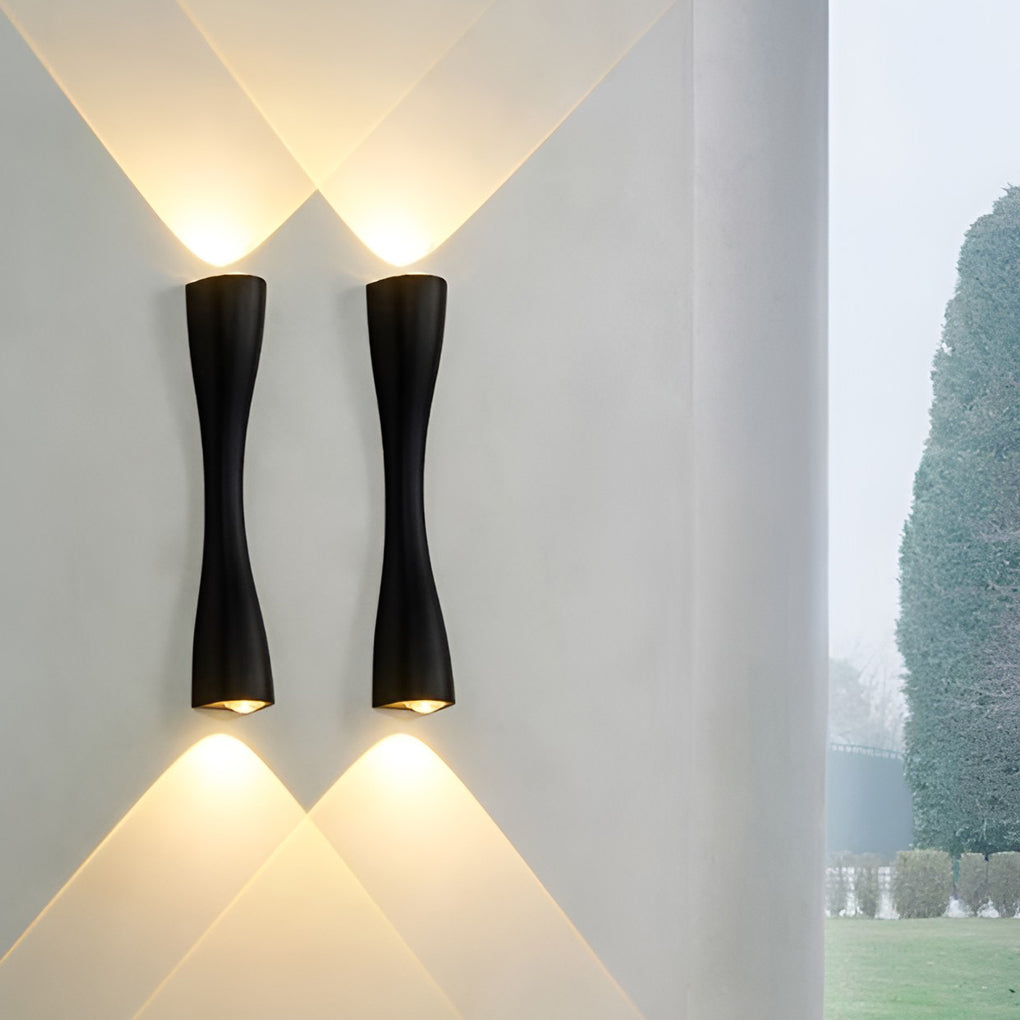 LuxorGlow - Elektrolytisch Metalen LED Up y Down Lights Moderne Wandlamp Verlichting