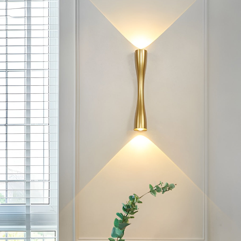 LuxorGlow - Elektrolytisch Metalen LED Up y Down Lights Moderne Wandlamp Verlichting