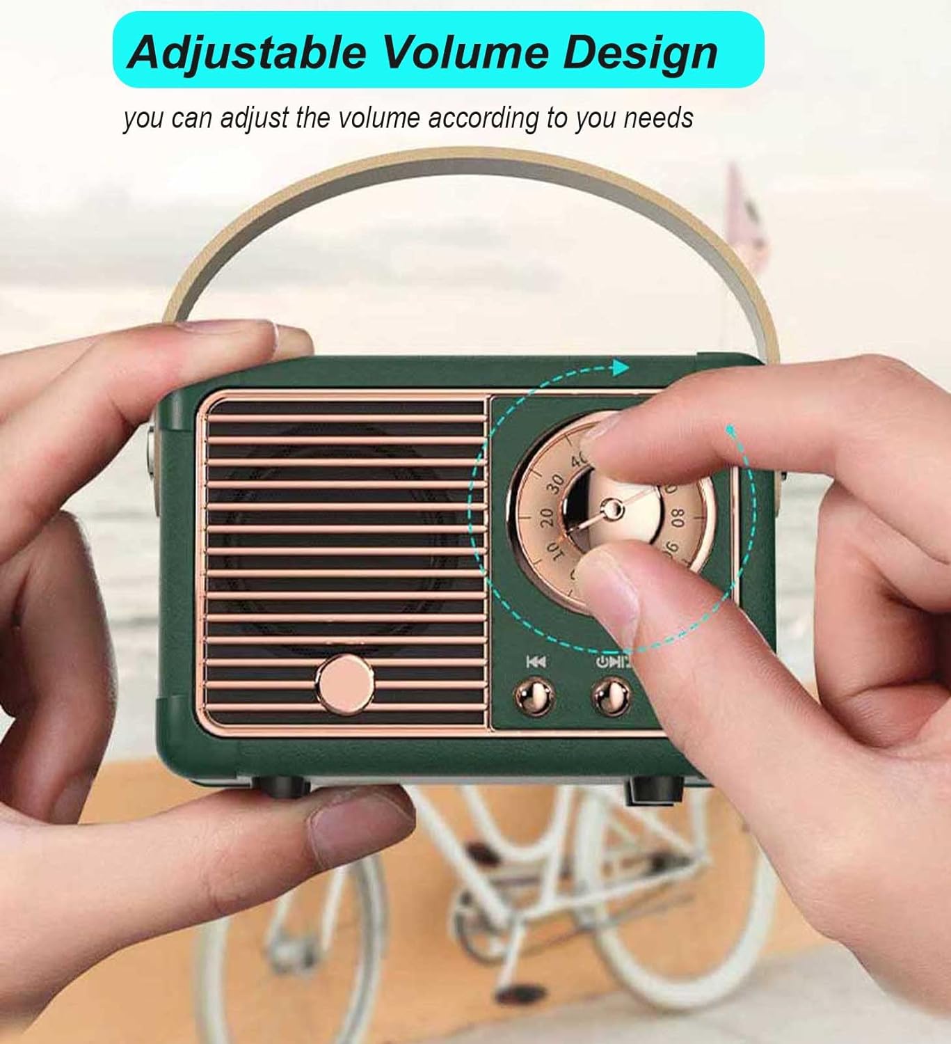 Altavoz Bluetooth retro