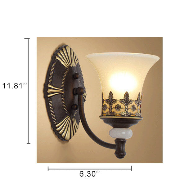 LuminoGlow - Lámpara de pared retro con doble lámpara