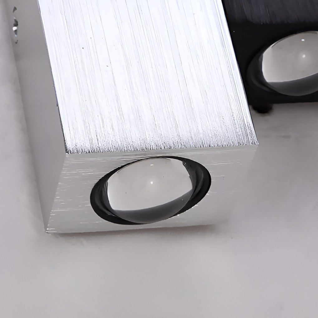LumiLuxe - Rechthoekige LED luces arriba y abajo Moderne Wandlampen