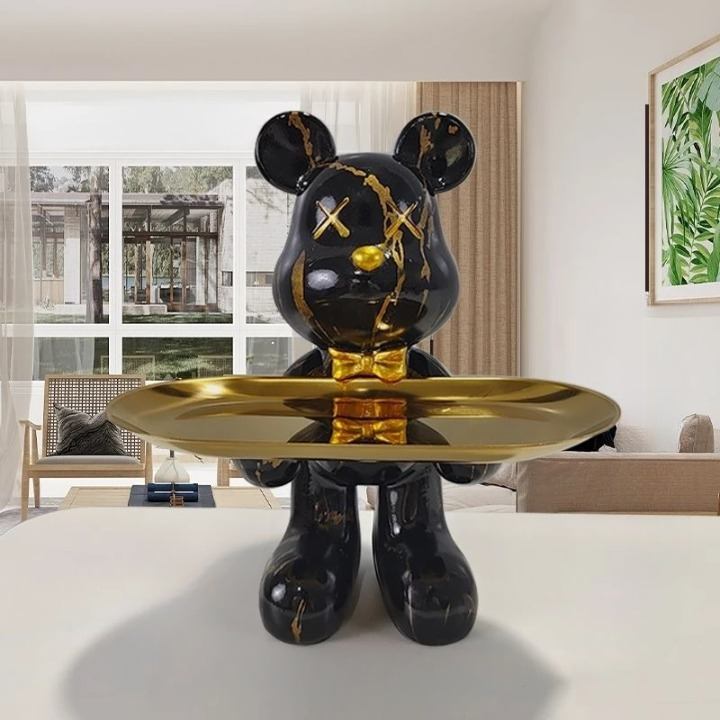 CraftBear - Berenstandbeeld con Dienblad