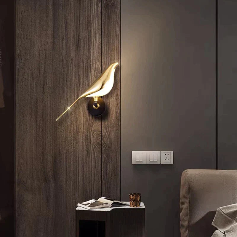 LumiVogel - Lámpara de pared moderna de vorm van vogels