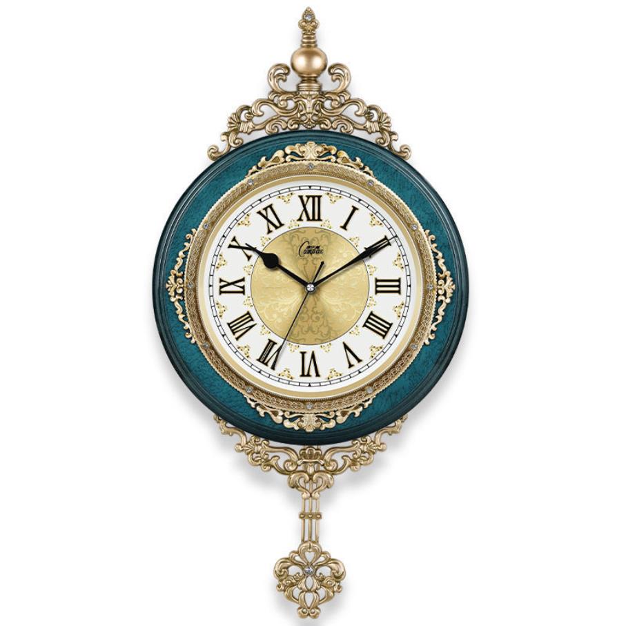 Reloj de pared retro en estilo europeo