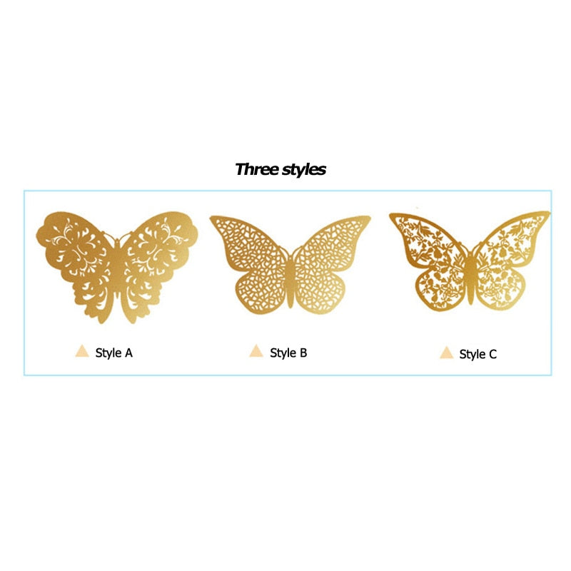 Pegatinas 3D Vlinder | Perfecto para Bruiloften